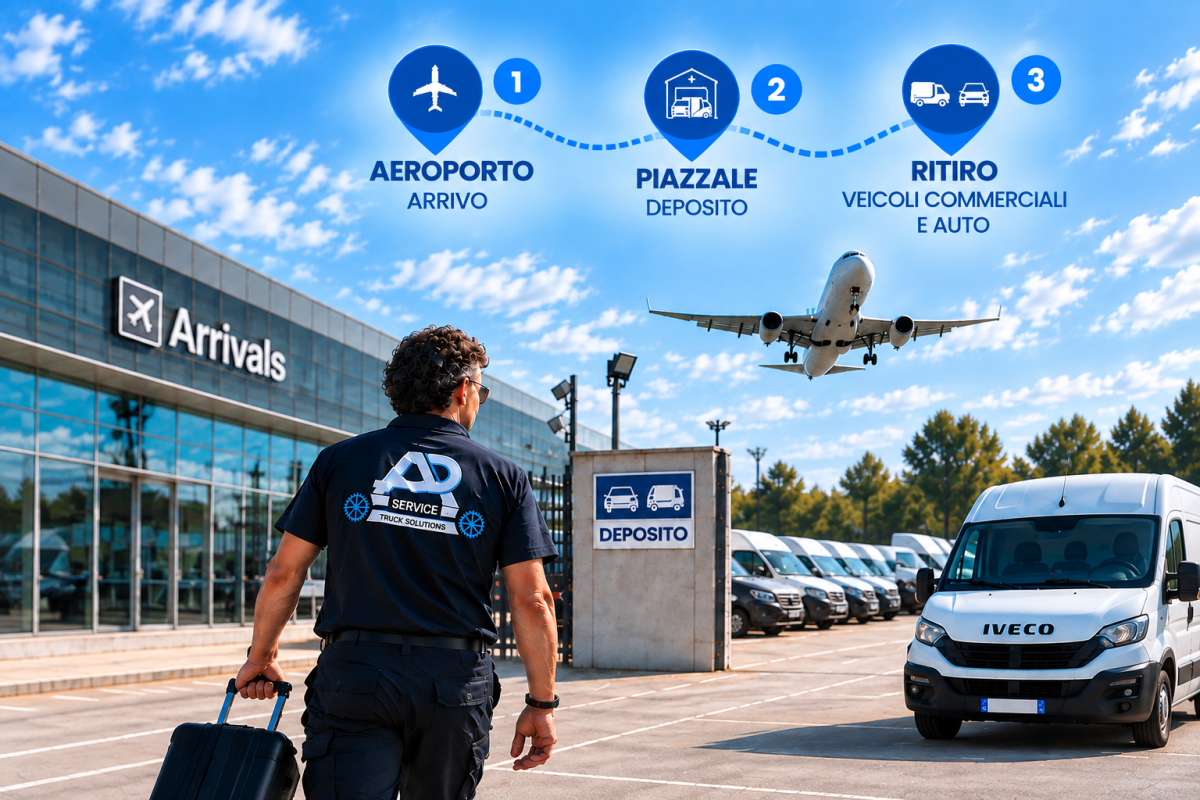 arrivo, deposito e ritiro veicoli